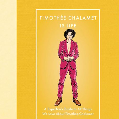 Illustration of Timothée Chalamet in a red suit by Butcher Billy