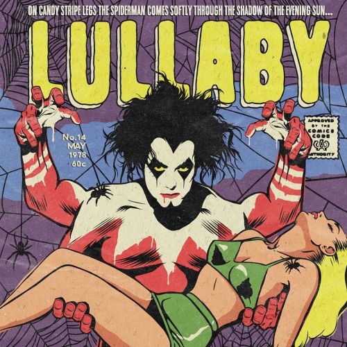 Cover design of Lullaby comic book