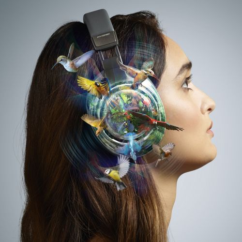 CGI retouch for Audio-Technica headphones