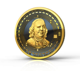ベンジャミン・フランクリンのビットコインのイラストが米国の雑誌に掲載
