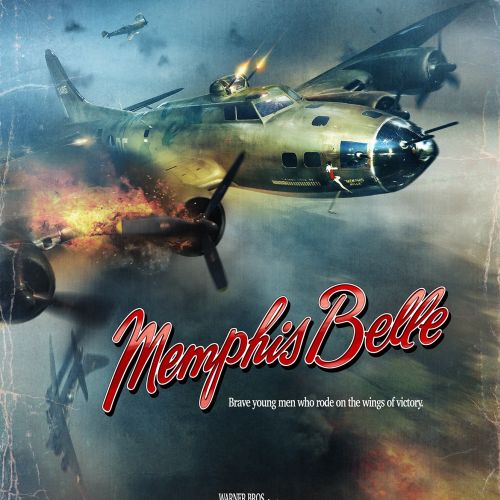 Memphis Belle bomber flying in WWII combat scene by CUBE