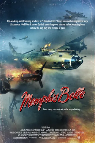 Memphis Belle bomber flying in WWII combat scene by CUBE