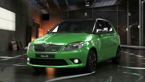 Skoda Green car animation