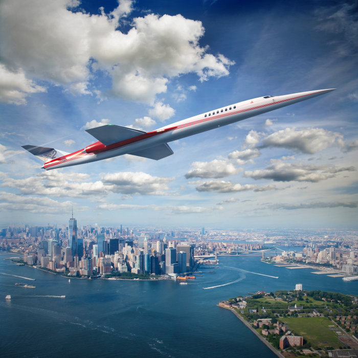 Photorealistic aeroplane flying
