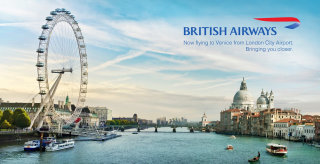 Pôster arquitetônico da British Airways
