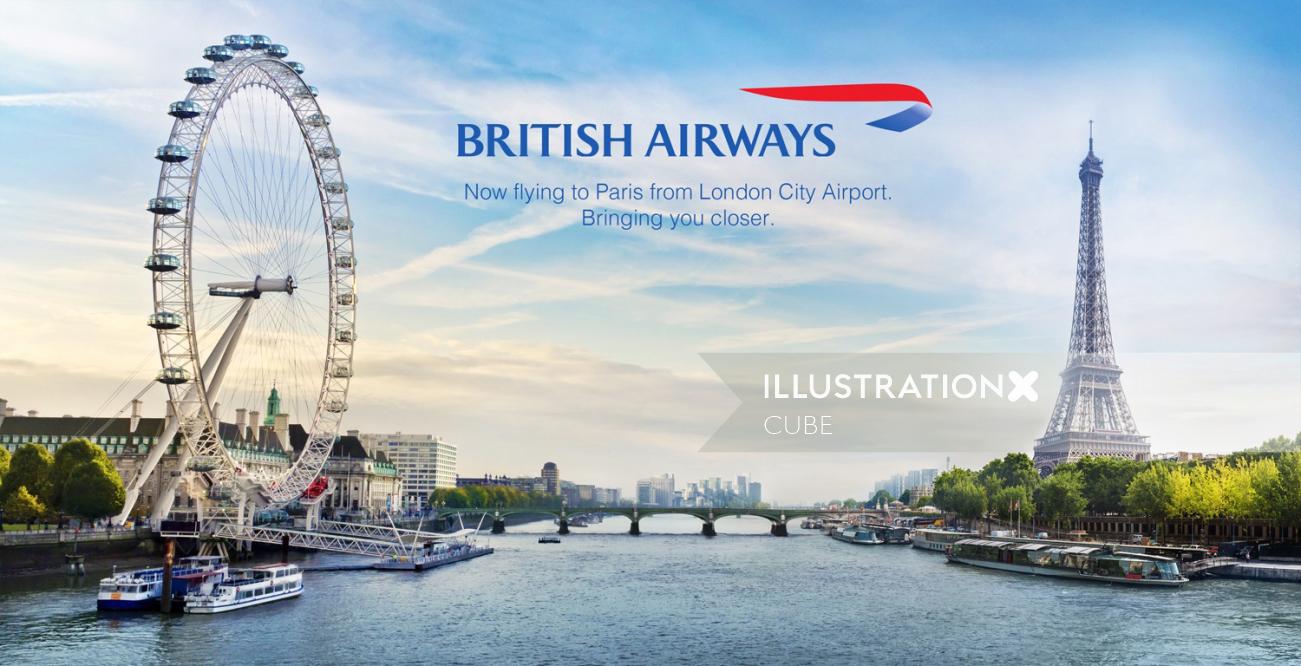 Affiche pour British Airways