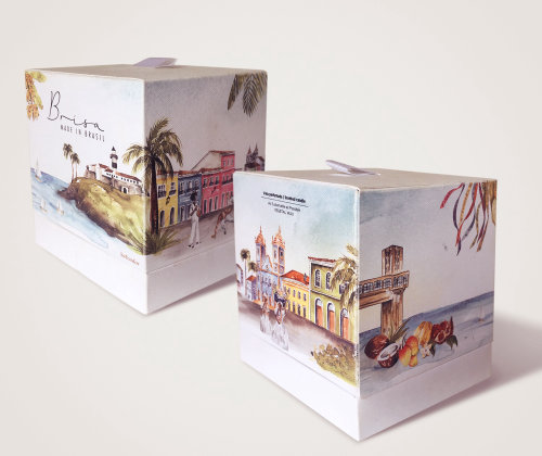Candle packaging of Bahia