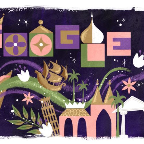 Camila illustrates Google Doodle of Mary Blair