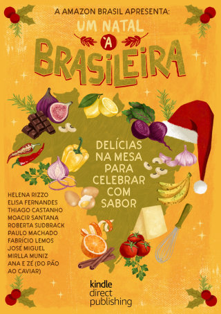 Capa do livro de receitas "Um Natal Brasileira"