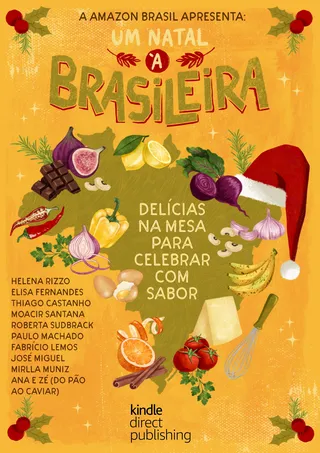 Couverture du livre de recettes "Um Natal Brasileira"