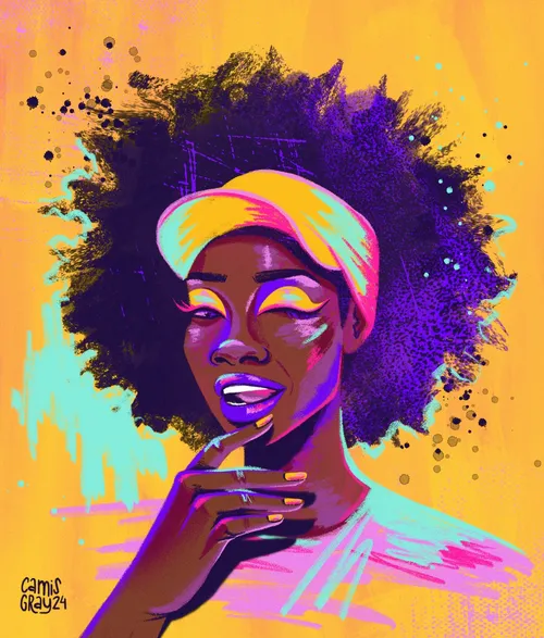 Vibrant middle grader portrait