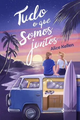 Adorning the cover of the book "Tudo o que somos juntos"