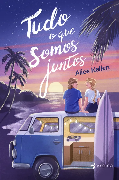 Adorning the cover of the book "Tudo o que somos juntos"