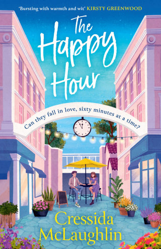 Capa do livro "The Happy Hour"