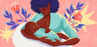 Animated gif of breastfeeding