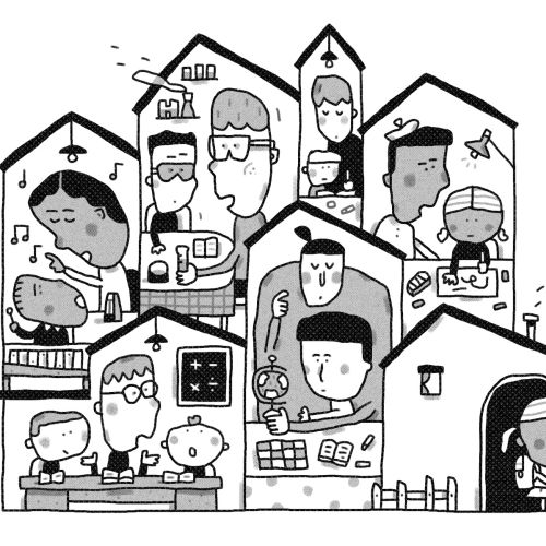 Cara Wang Black & White Illustrator from United States