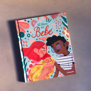 Design da capa do livro El libro del Bebé