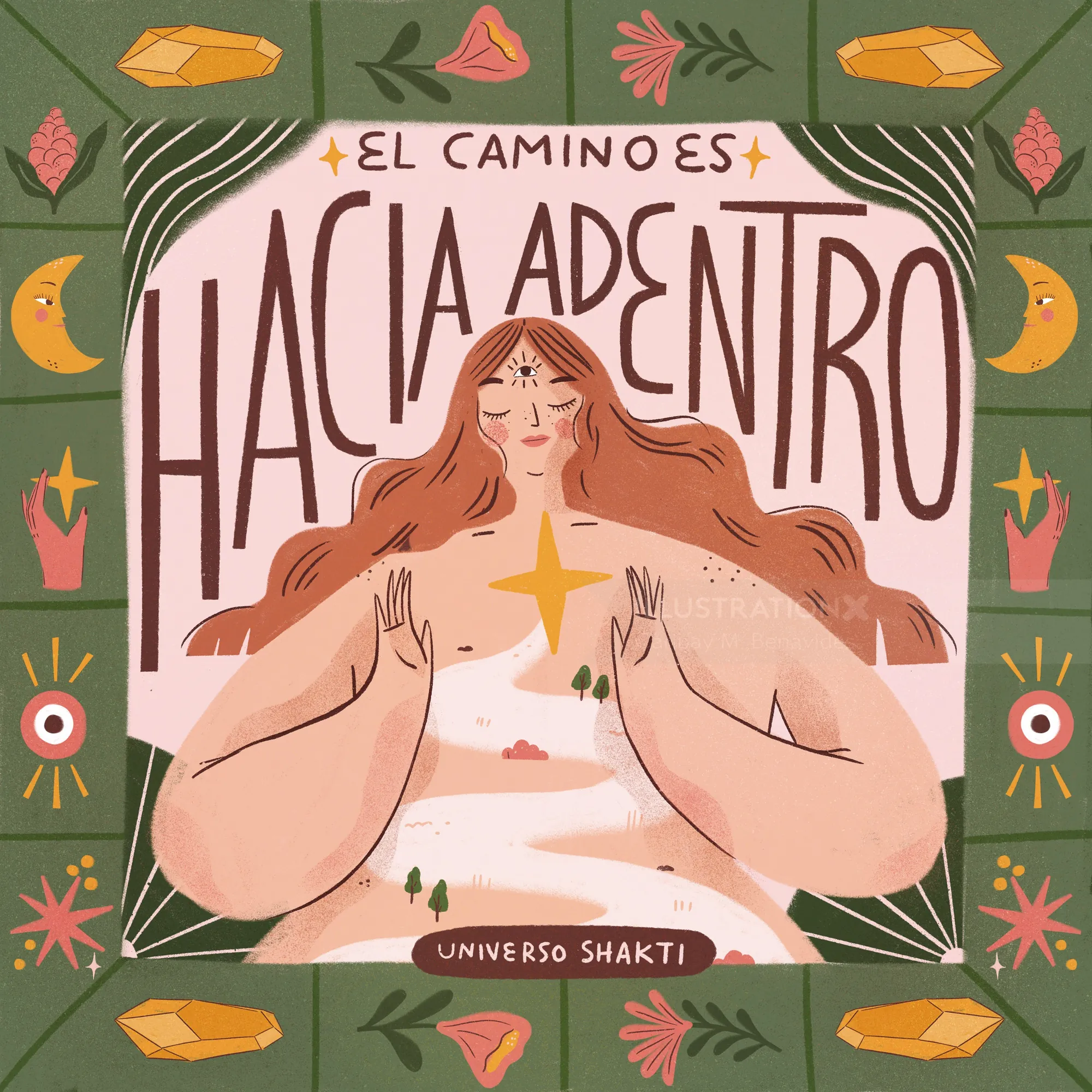 ポッドキャストカバー：Caribay M. Benavides
