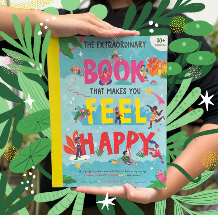 Cover from "The Extraordinary Book That Makes you Feel Happy" book