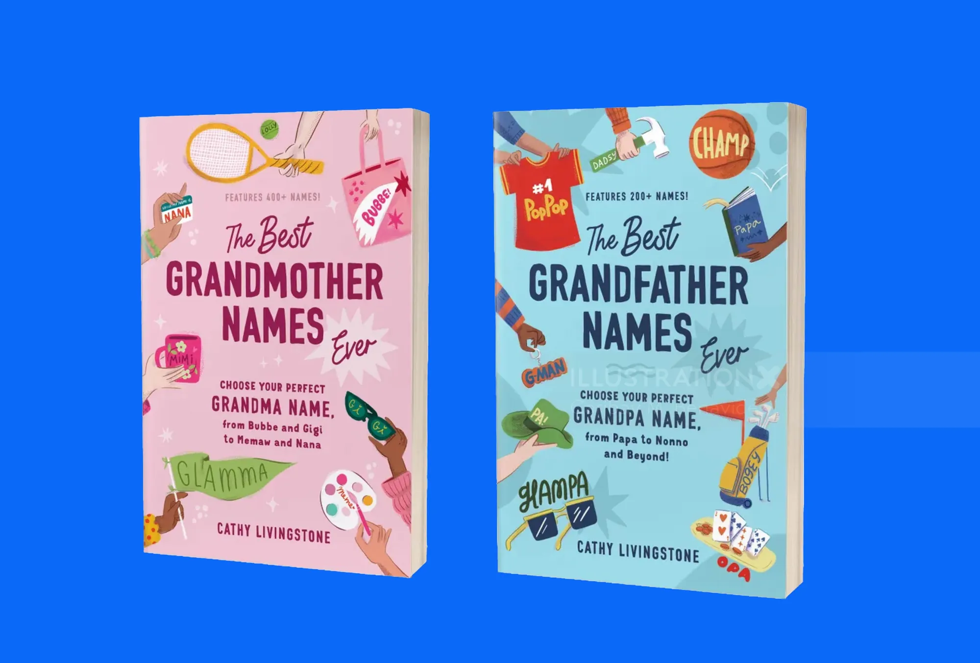 Buchcover über Großmutter- und Großvaternamen