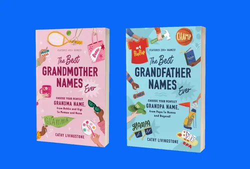 Covers of books about grandmother and grandfather names