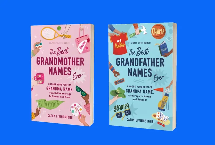 Covers of books about grandmother and grandfather names