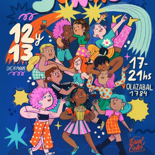 Farbenfrohe Gruppentänze beim Juntas-Festival, festlich und fröhlich von Caribay M. Benavides