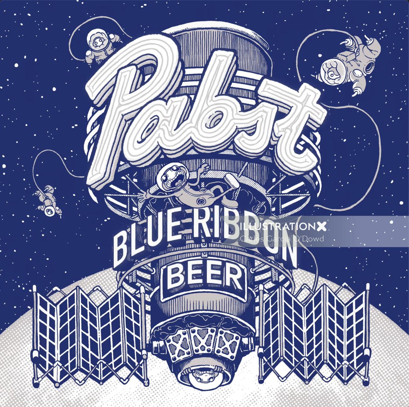 Pabst Blue Ribbon Can Art Contest Film d&#39;animation