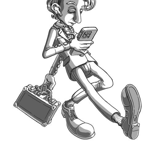 Carles Garcia O'Dowd Black & White Illustrator from United States