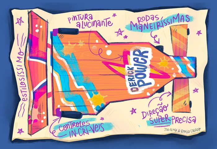 Book Spread from "A Vida Secreta de Violeta Picles" by Caio Tozzi