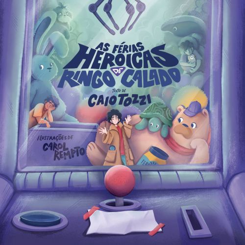 Book cover and back cover artwork by Carol Rempto for Ringo Calado