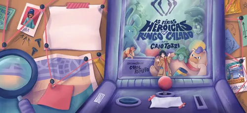 Book cover and back cover artwork by Carol Rempto for Ringo Calado