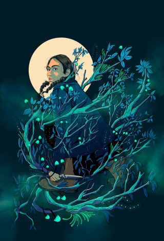 Tehlor Kay Mejia 的《夜之森林的 Lucha》书籍封面