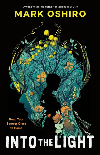Book cover art with human silhouettes and blooming flowers by Carolina Rodriguez Fuenmayor