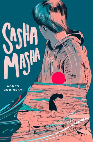 Youth book jacket design of "Sasha Masha"