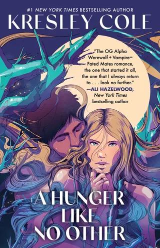 Illustrated cover with long-haired man and woman under a blue sky