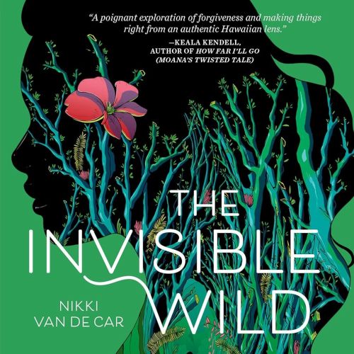 Book cover showing silhouette with plants and flowers inside