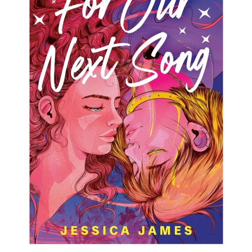 Romantic book cover of two women about to kiss by Carolina Rodriguez Fuenmayor