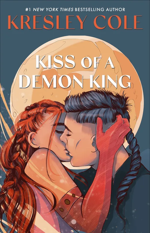 Book cover by Carolina Rodriguez Fuenmayor showing a red-haired woman kissing a dark-haired man