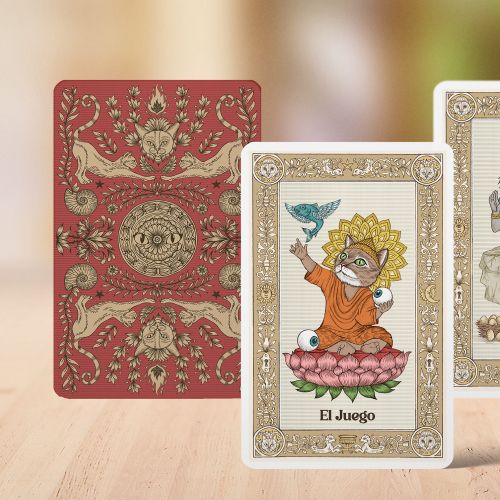 The Sacred Felines Oracle tarot cards by Carolina Zambrano