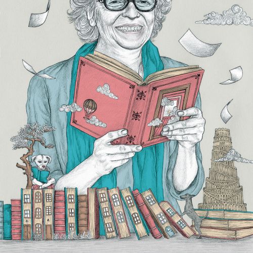 Depiction of the editor María Osorio