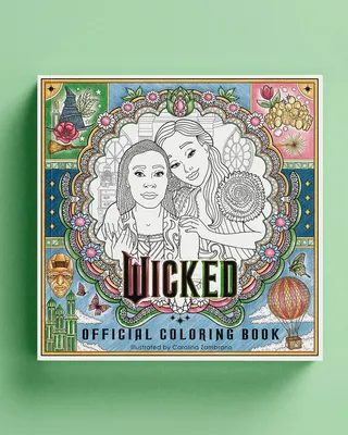 Cover of official coloring book 'Wicked'