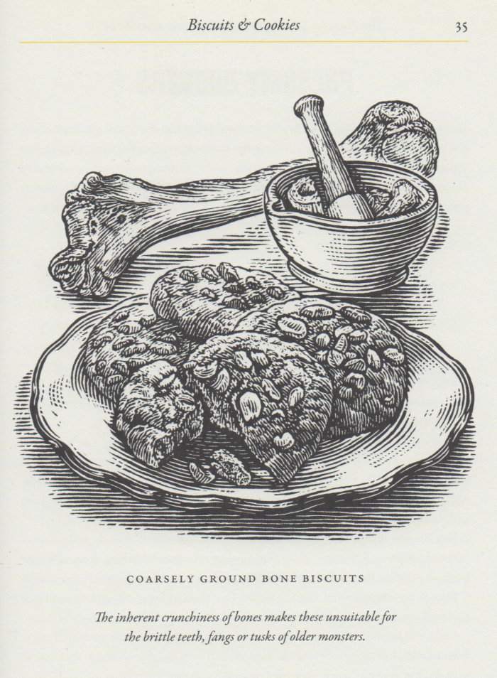 Ilustração de alimentos por Caroline Church