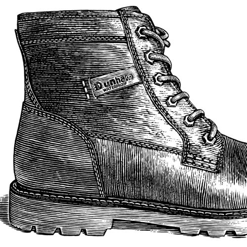 Illustration of man shoes 