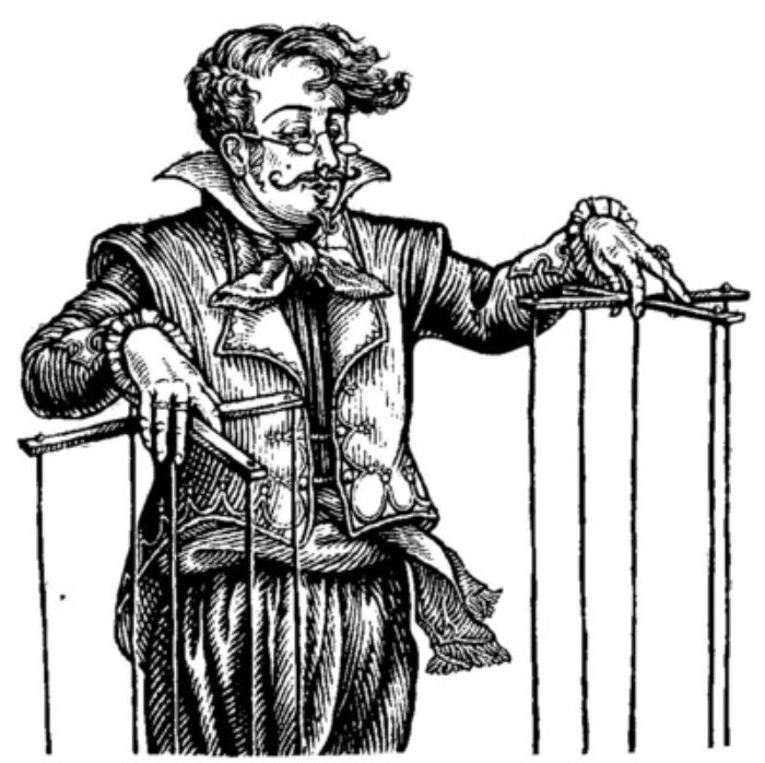 Illustration of  the Puppet Master 