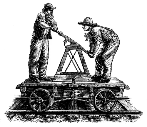Black and white illustration of label Australian wine