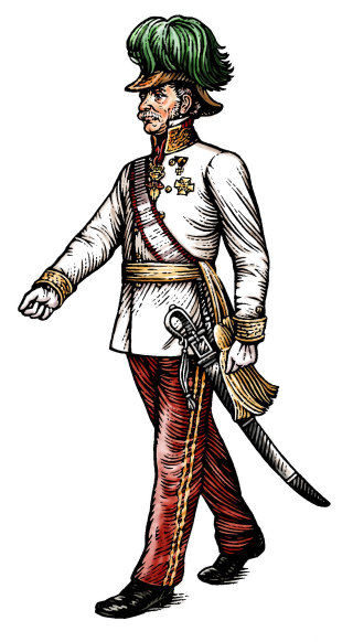 オーストリアのラデツキー将軍のワインラベル
