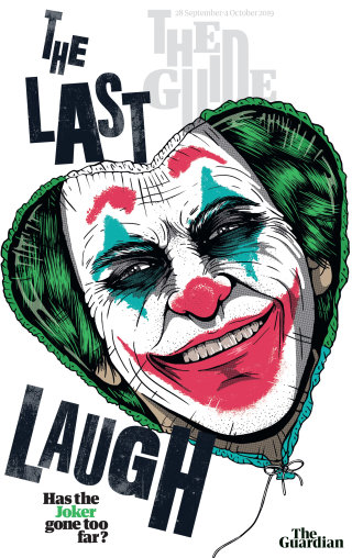 Última risada do Graphic Joker
