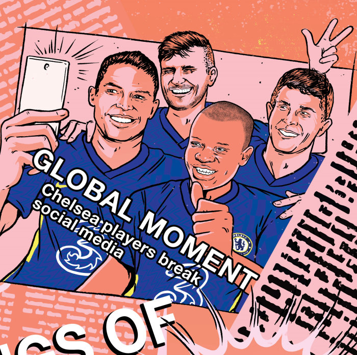 Graphic people global moment
