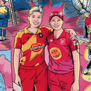 Birmingham Phoenix Women cricket team artwork